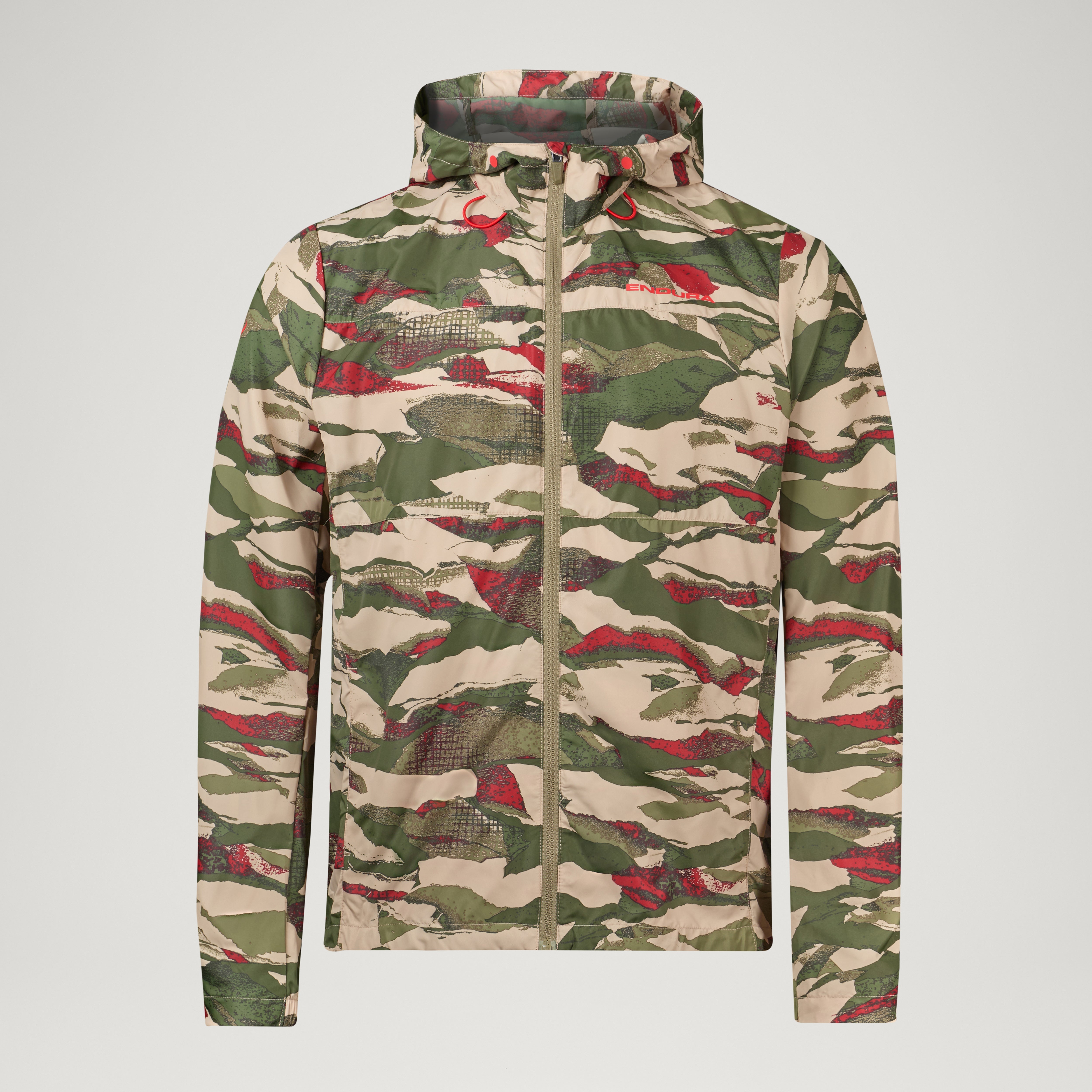 Men's Hummvee Windproof Shell Jacket - Tweed Green | Endura