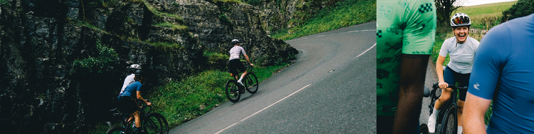 Cyclists wearing Endura Pro SL cycling kit