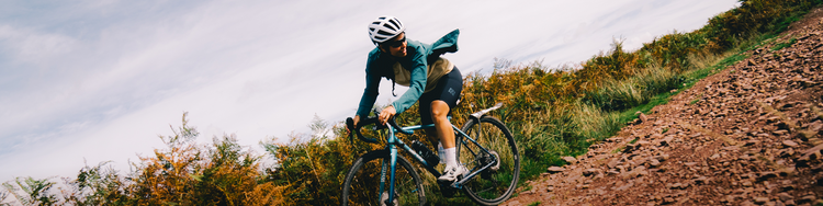 Cyclist wearing Endura AllTrack cycling kit