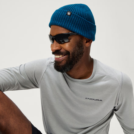 Ltd Short Beanie - Barra Blue