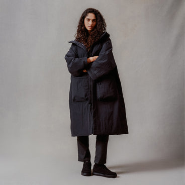 Unisex Corner Changing Robe - Black