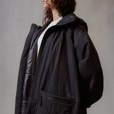 Unisex Corner Changing Robe - Black