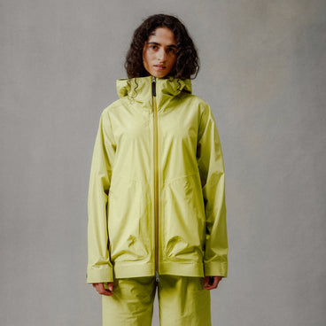 Unisex Corner Waterproof Jacket - Celery