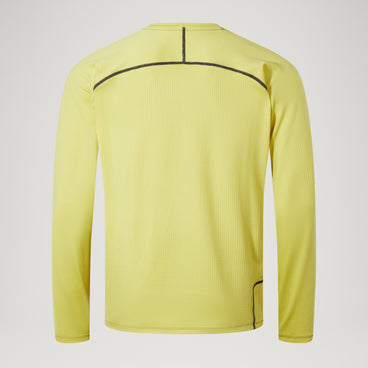 Unisex Corner L/S Tee - Celery