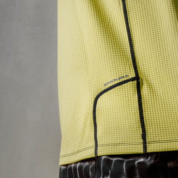 Unisex Corner L/S Tee - Celery