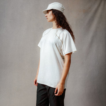 Unisex Corner S/S Tee - Whisper White