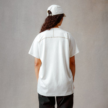 Unisex Corner S/S Tee - Whisper White
