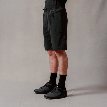 Unisex Corner Shorts With Liner - Black