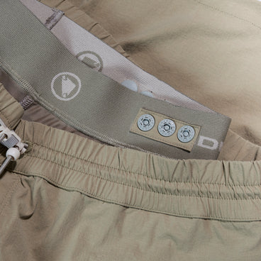Unisex Corner Shorts With Liner - Silver Sage