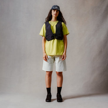 Unisex Corner Shorts With Liner - Whisper White