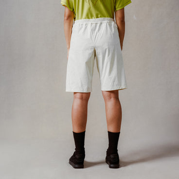 Unisex Corner Shorts With Liner - Whisper White
