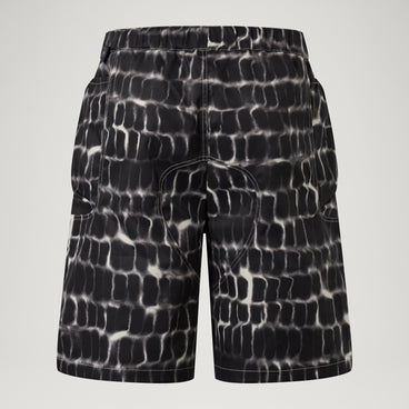 Unisex Corner V Shorts - Black Camo