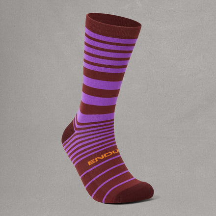 Block Socks - Endura Mahogany