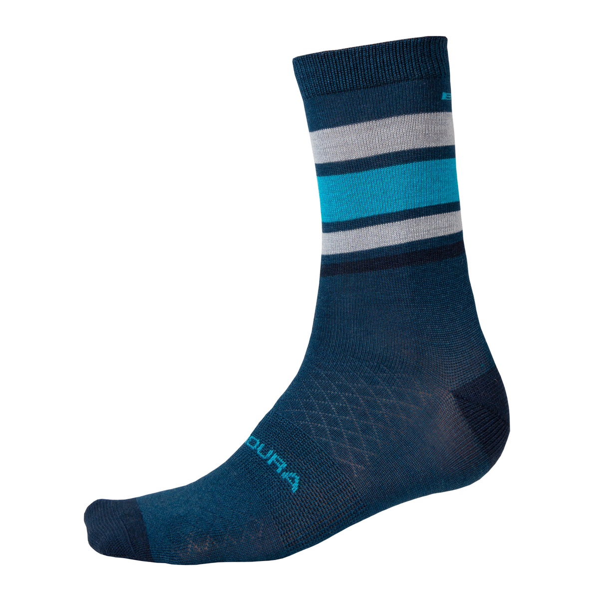 Merino Stripe Socks Blueberry