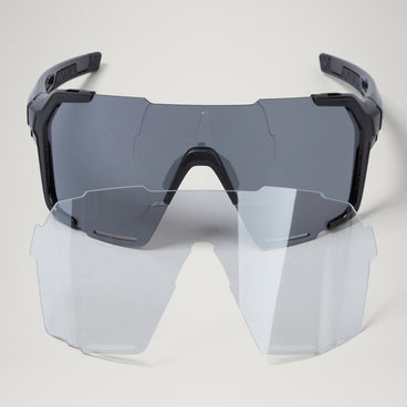 SingleTrack Frameless Glasses Set - Black
