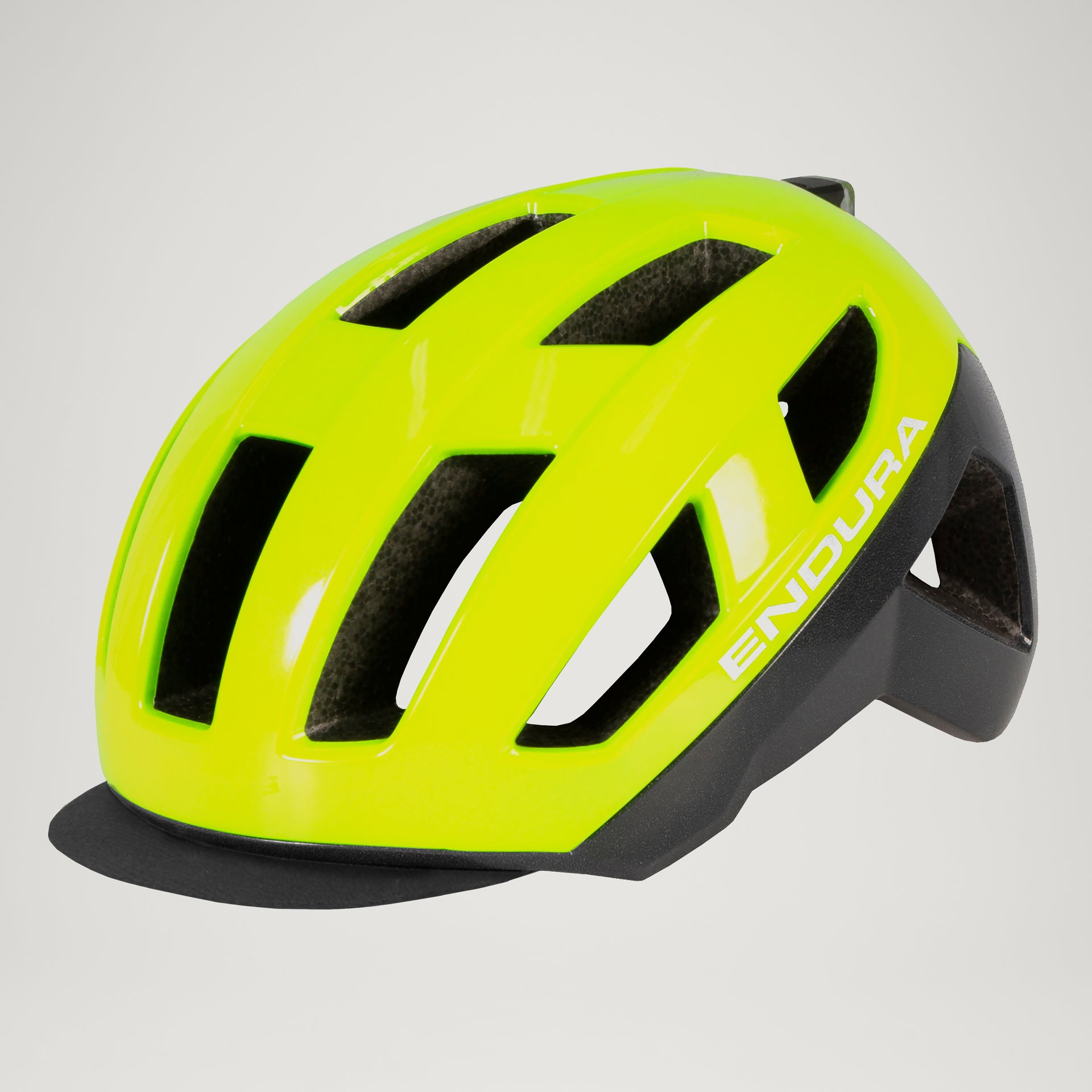fahrradhelm gelb mit licht Urban Luminite Helmet - Bright Yellow