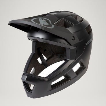 SingleTrack Full Face Helm - Schwarz