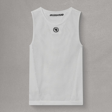 Men's Fishnet S/L Base Layer - White