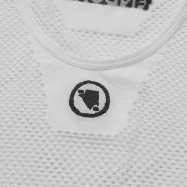 Men's Fishnet S/L Base Layer - White