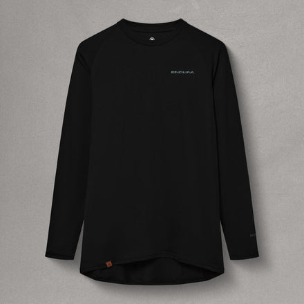 Men's BaaBaa Blend L/S Base Layer - Black