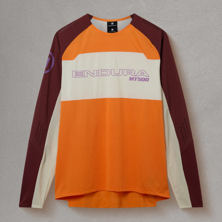Men's MT500 Burner Lite L/S Tee - Endura Orange