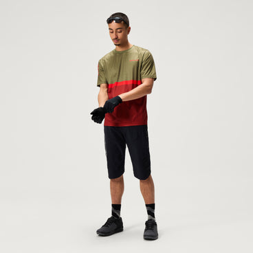 Men's SingleTrack Core Print S/S Tee - Tweed Green