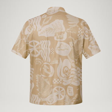 Unisex AllTrack Ride S/S Resort Shirt - Sand