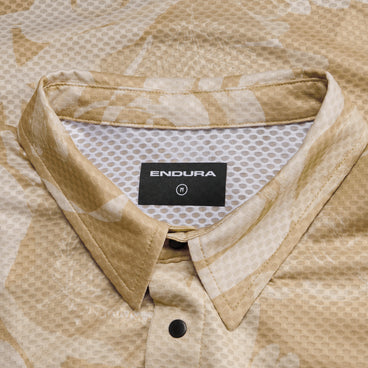 Unisex AllTrack Ride S/S Resort Shirt - Sand