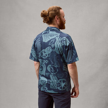 Unisex AllTrack Ride S/S Resort Shirt - Carbon Grey