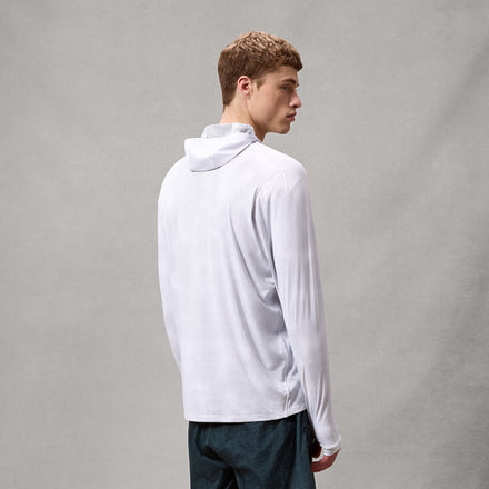 Men's AllTrack Rout Scuba Hoodie - White