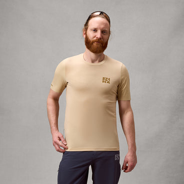 Men's AllTrack Ride S/S Tech Tee - Sand