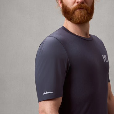 Men's AllTrack Ride S/S Tech Tee - Carbon Grey