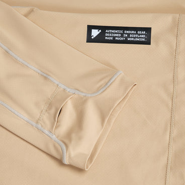 Men's AllTrack Rout L/S Tech Tee - Sand