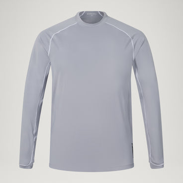 Men's AllTrack Rout L/S Tech Tee - Aluminium