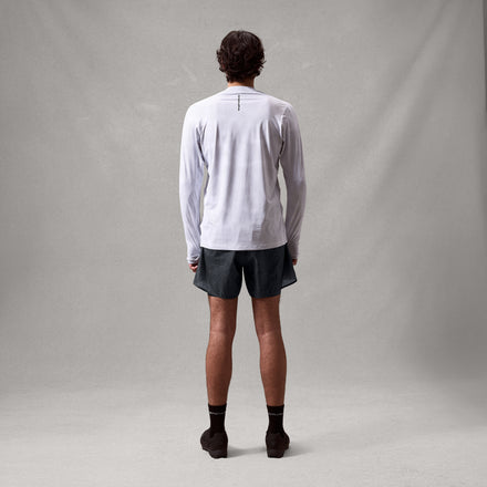 Men's AllTrack Rout L/S Tech Tee - White