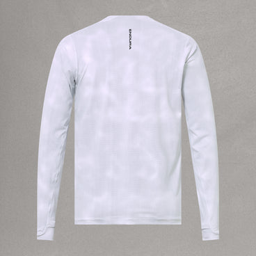 Men's AllTrack Rout L/S Tech Tee - White