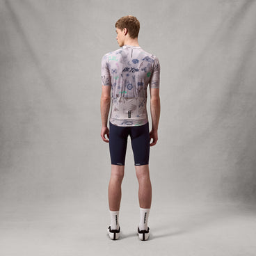 Men's Pro SL S/S Print Jersey - Titanium