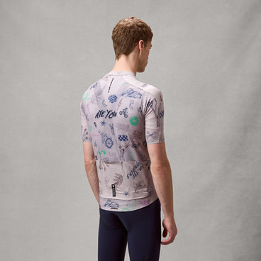 Men's Pro SL S/S Print Jersey - Titanium