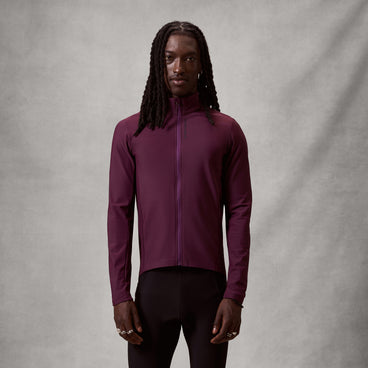 Men's Loop Ride L/S Jersey - Black Cherry