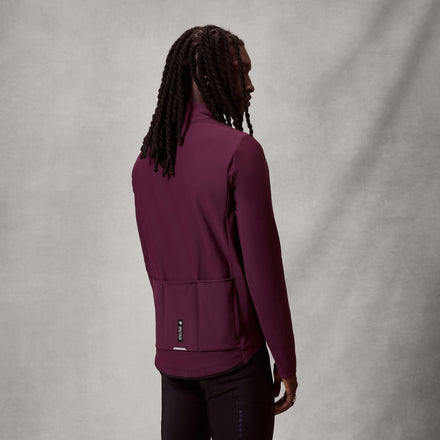 Men's Loop Ride L/S Jersey - Black Cherry