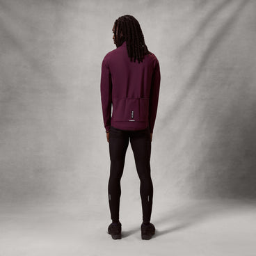 Men's Loop Ride L/S Jersey - Black Cherry