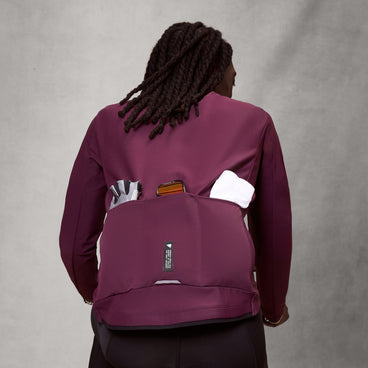 Men's Loop Ride L/S Jersey - Black Cherry