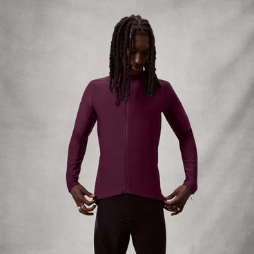 Men's AllTrack Race Roubaix Jersey - Black Cherry