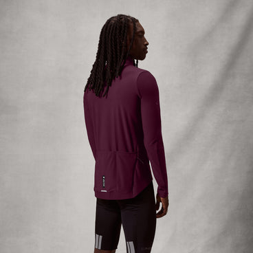 Men's AllTrack Race Roubaix Jersey - Black Cherry