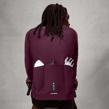 Men's AllTrack Race Roubaix Jersey - Black Cherry