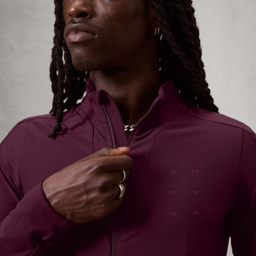 Men's AllTrack Race Roubaix Jersey - Black Cherry