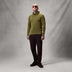Men's AllTrack Rout Scuba Hoodie Fleece - Moss Green