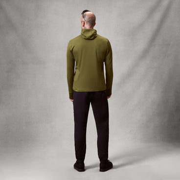 Men's AllTrack Rout Scuba Hoodie Fleece - Moss Green