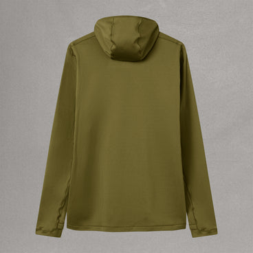 Men's AllTrack Rout Scuba Hoodie Fleece - Moss Green