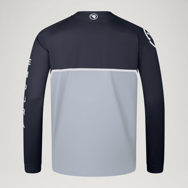 Men's SingleTrack Core Printed L/S Tee - Black
